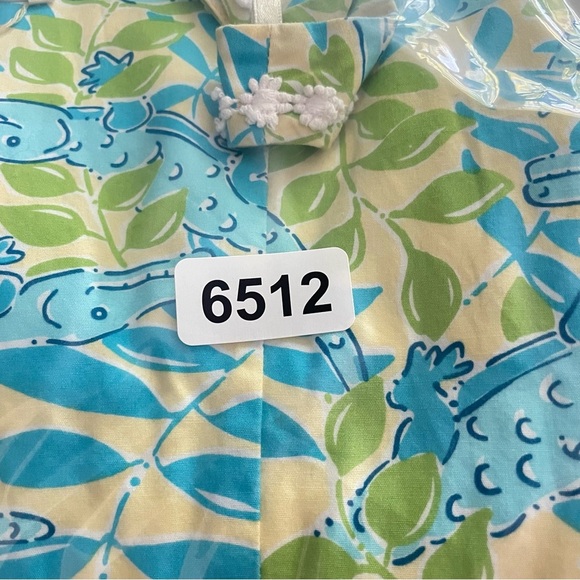 Lilly Pulitzer vintage Mimosa Everglades Alligator Shift Mini Dress 26512 - Picture 7 of 7